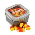 Window Tin with Candy Corn